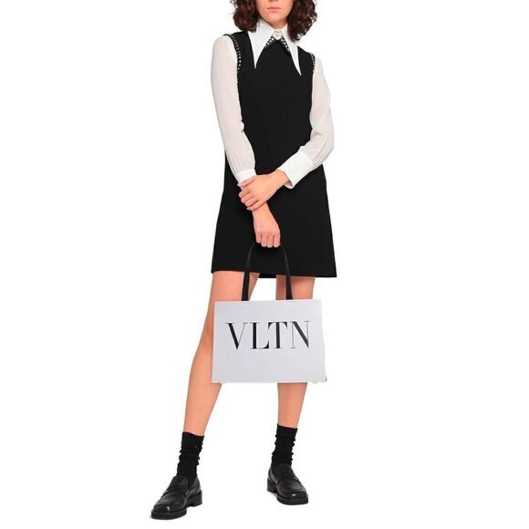 Valentino Garavani LVTN Logo Leather Tote BNWT - Picture 4 of 12